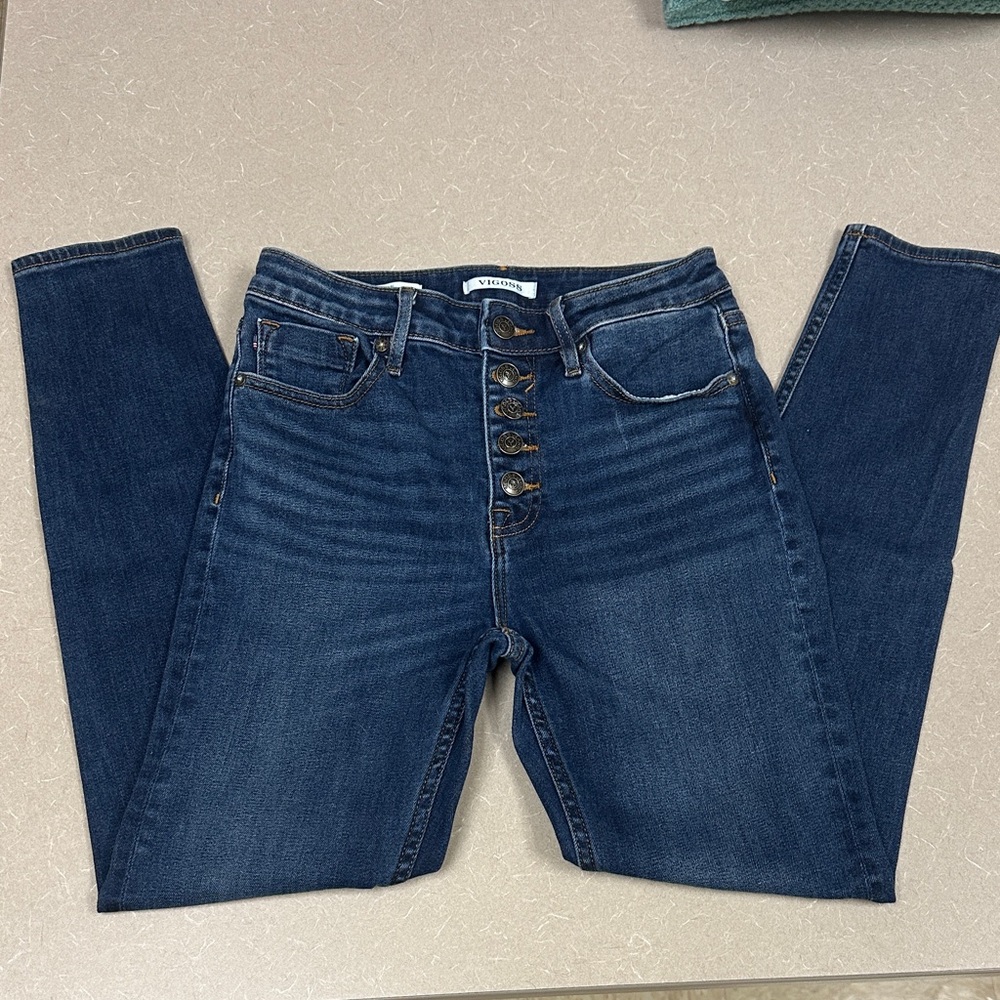 Vigoss High Rise Dark Blue Jeans